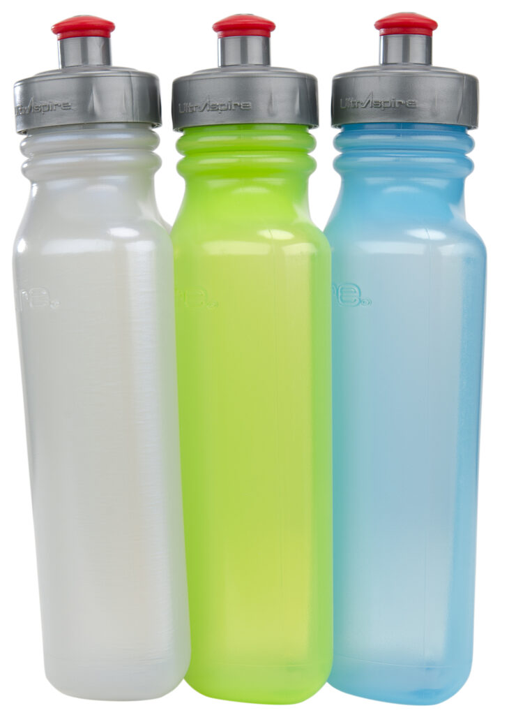 UltrAspire 550 UltraFlask Hybrid Bottle in pearl, green and blue, available in the 2024 Holiday Gift Guide.